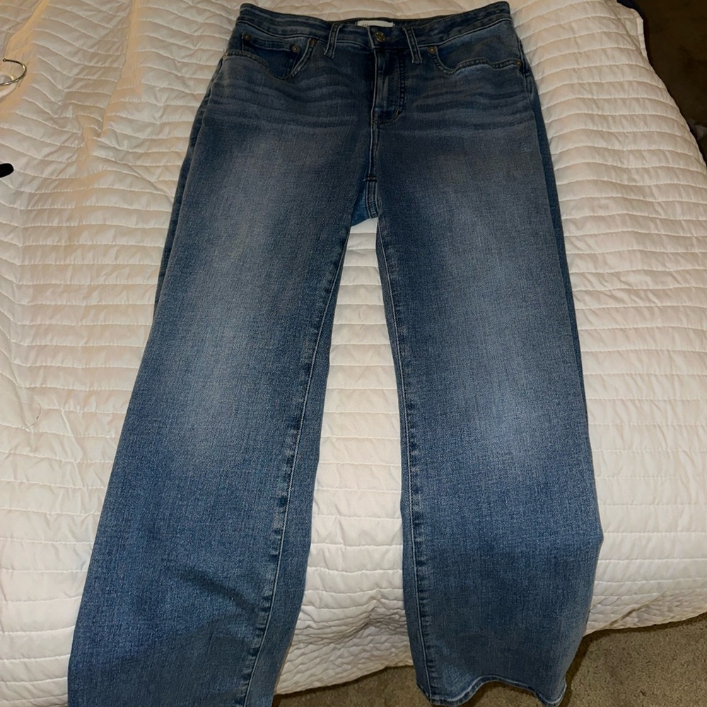 Madewell Blue Flare Leg Jeans